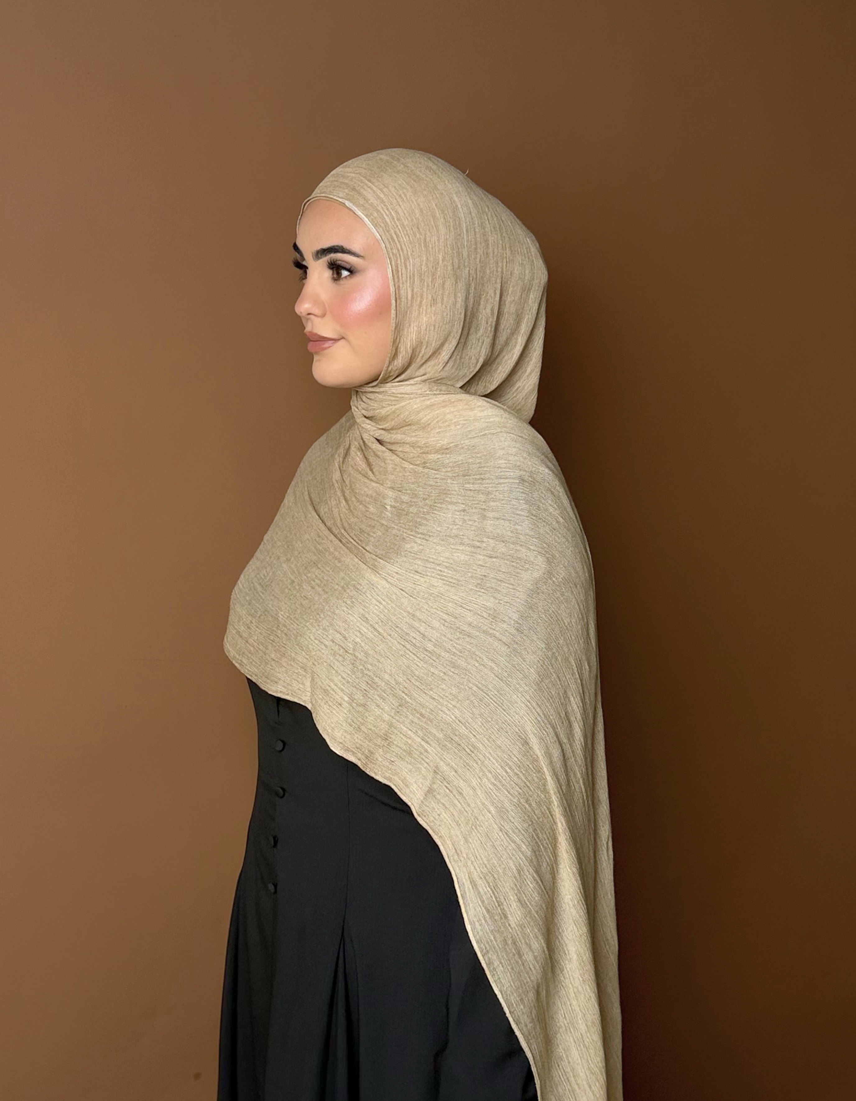 Caramel Hijab and Cap