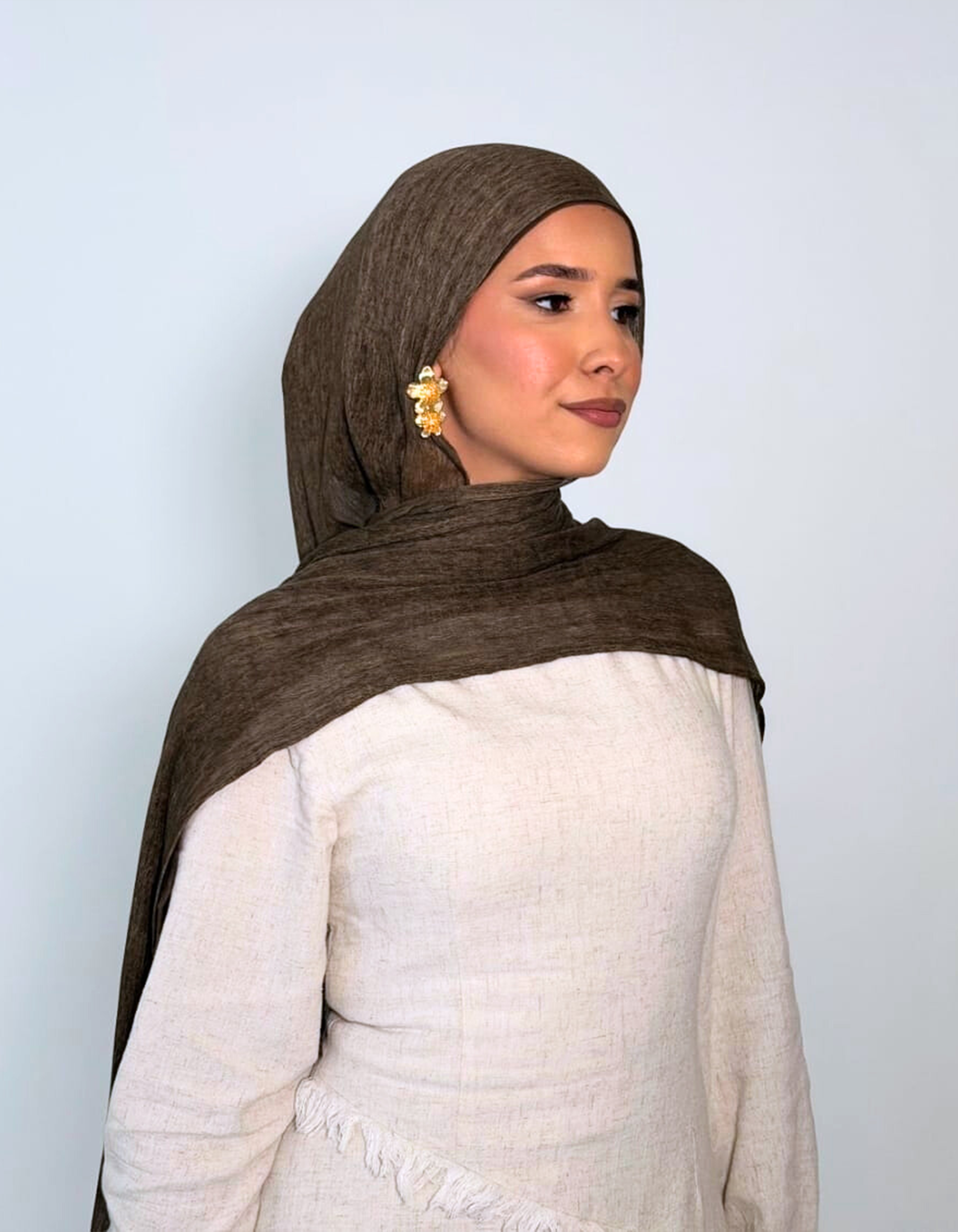 Crinkle Chocolate Hijab