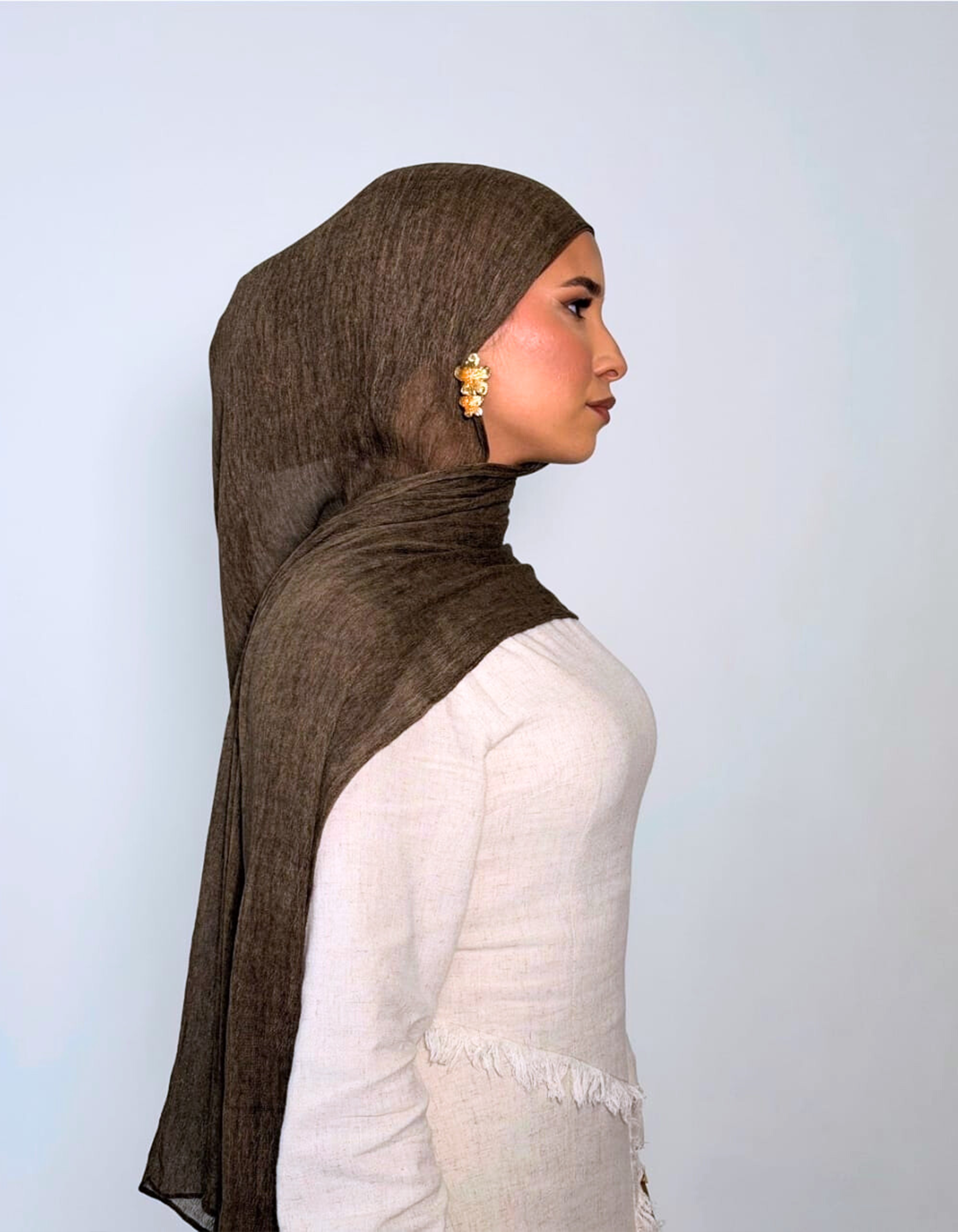 Crinkle Chocolate Hijab