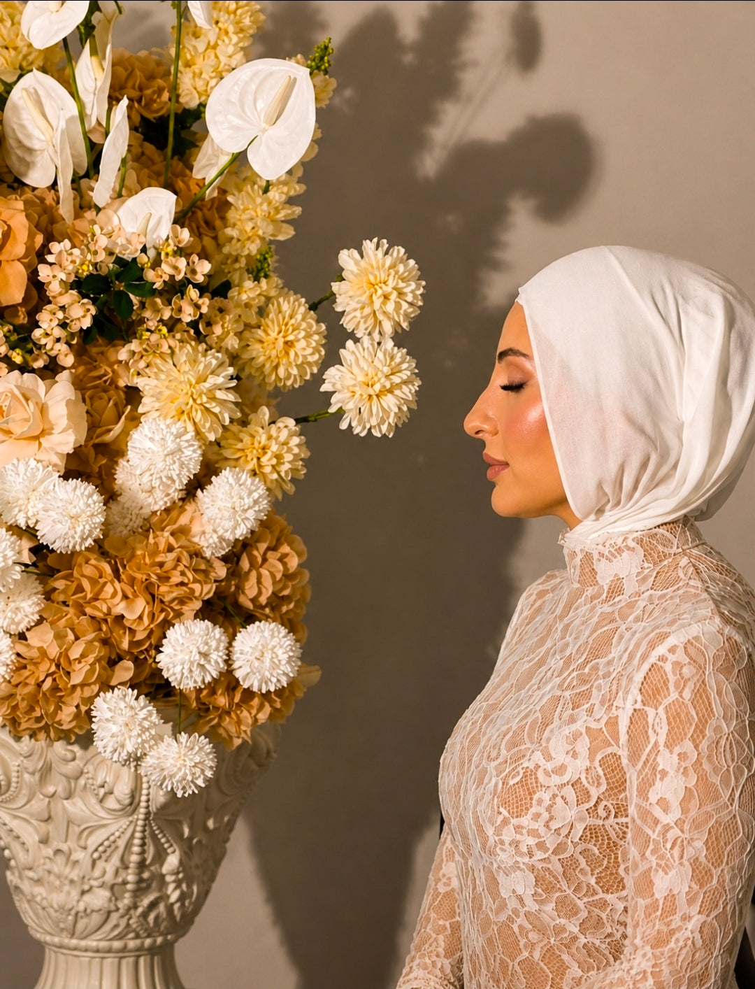 Ivory bridal set