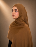 Tan liquid jersey