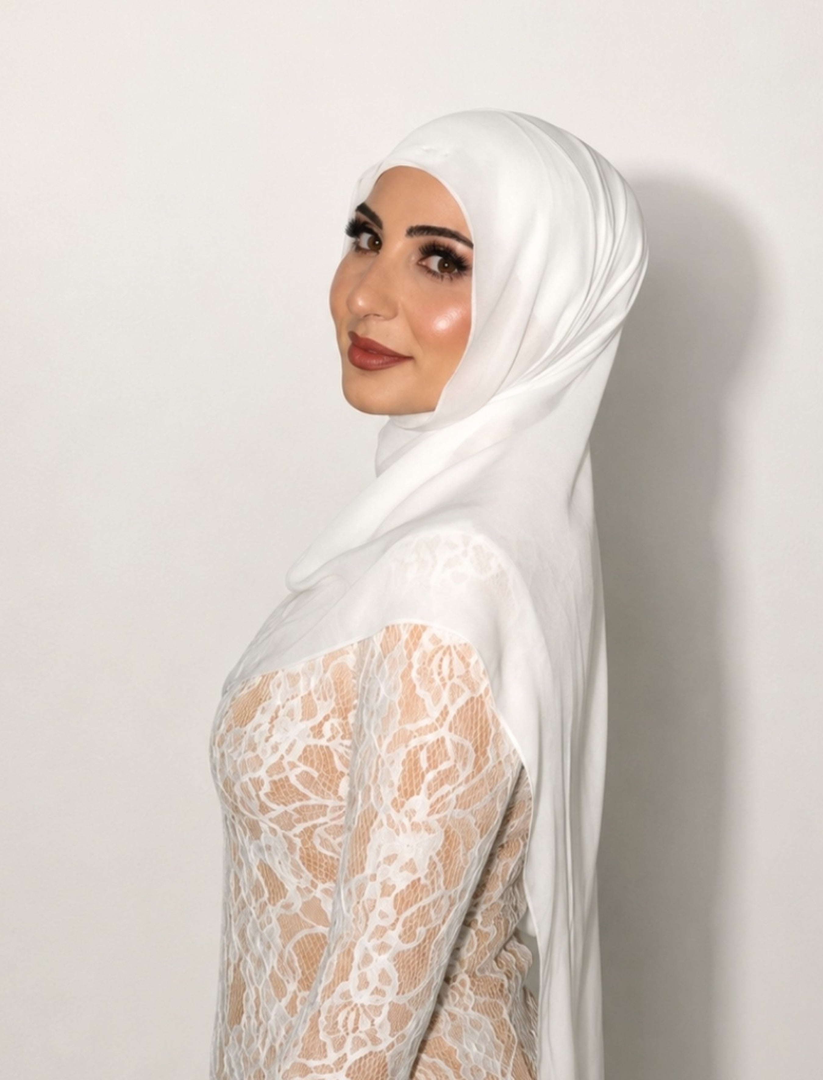White bridal set