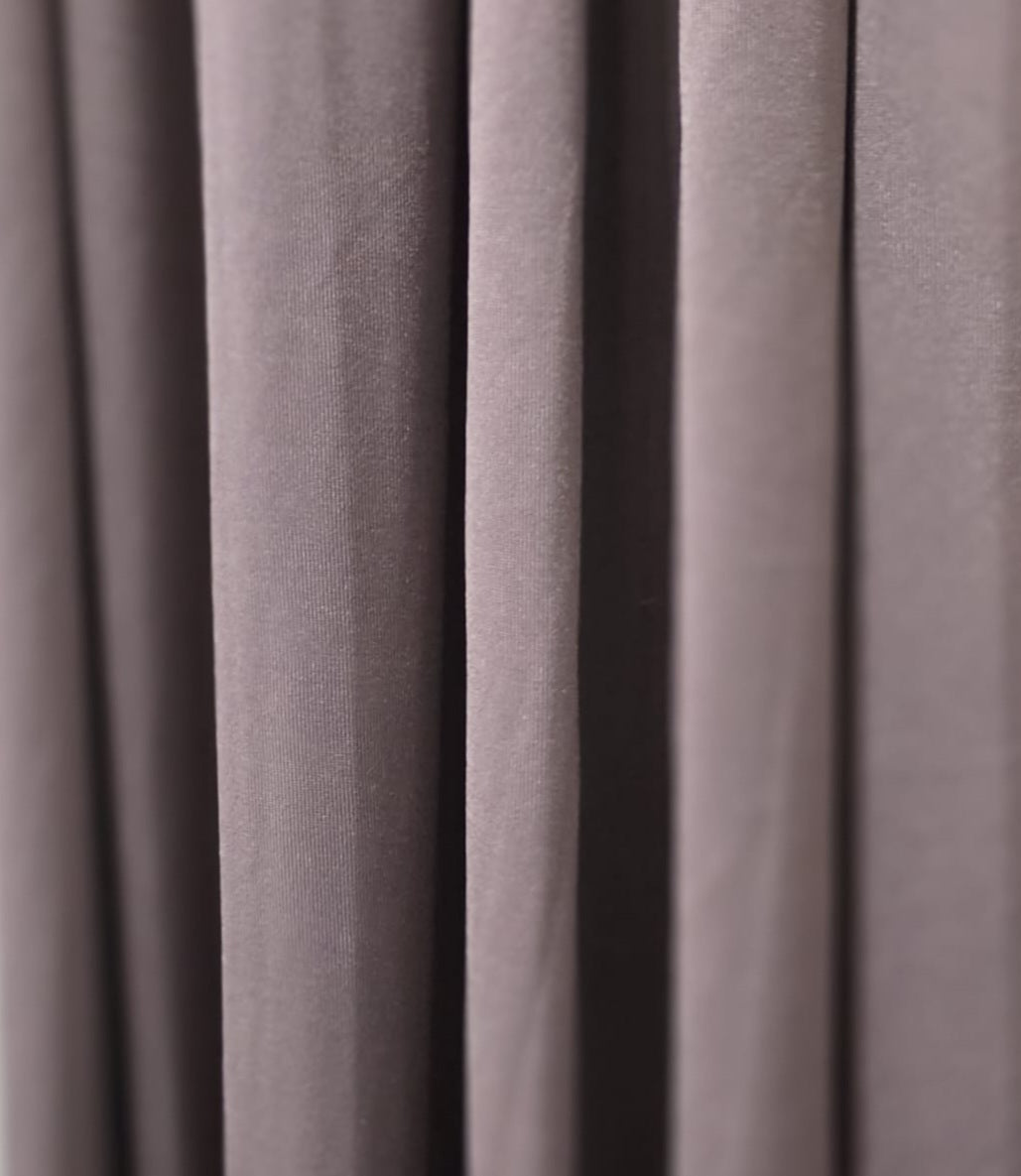 Chocolate brown liquid jersey