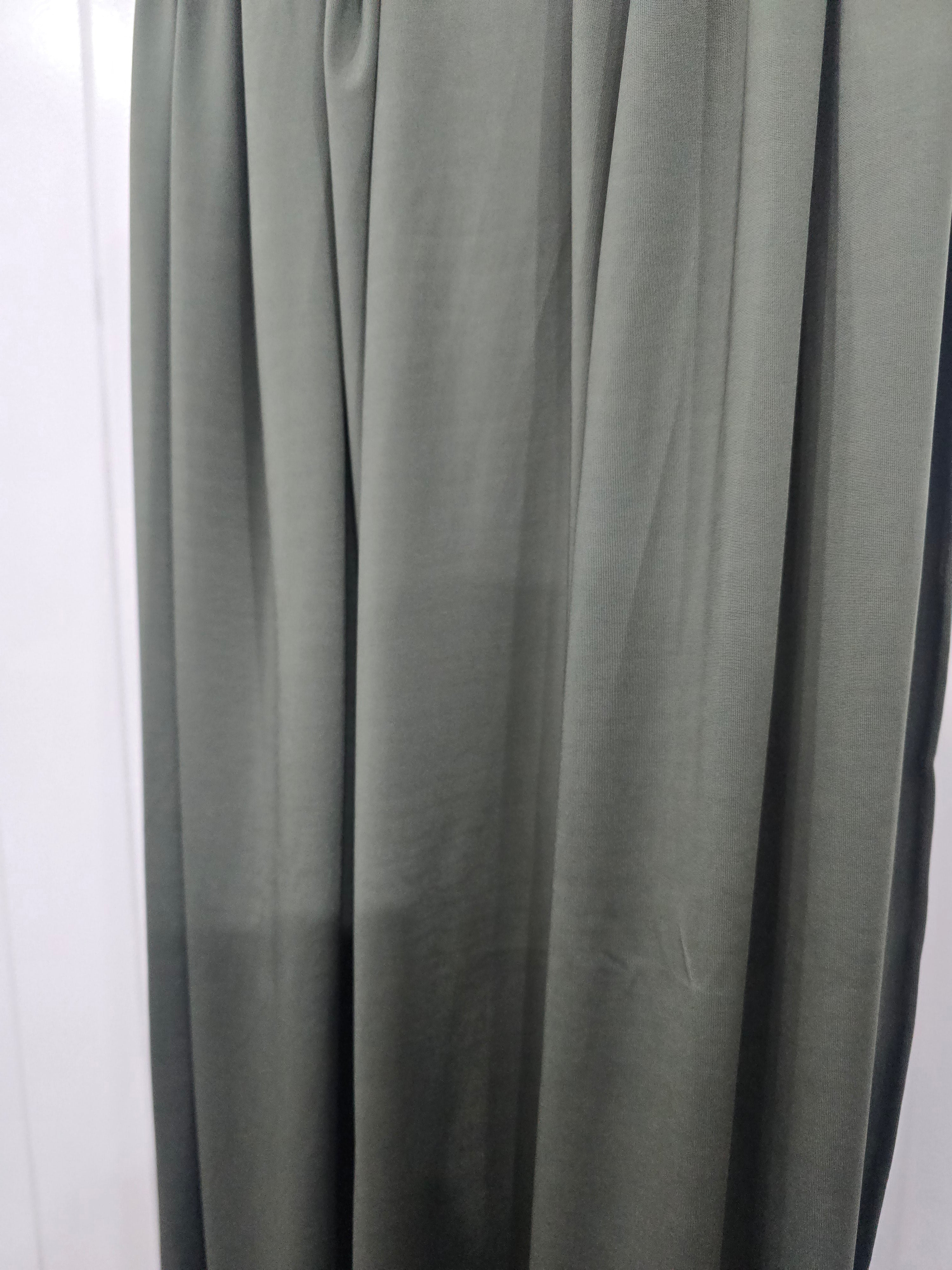 Sage green liquid jersey